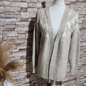 Lane Bryant Cozy Beige Cardigan Sweater Size 14/16